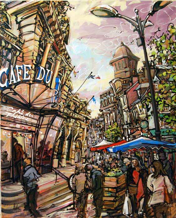 Cherbourg - Painting by Allan Stephens