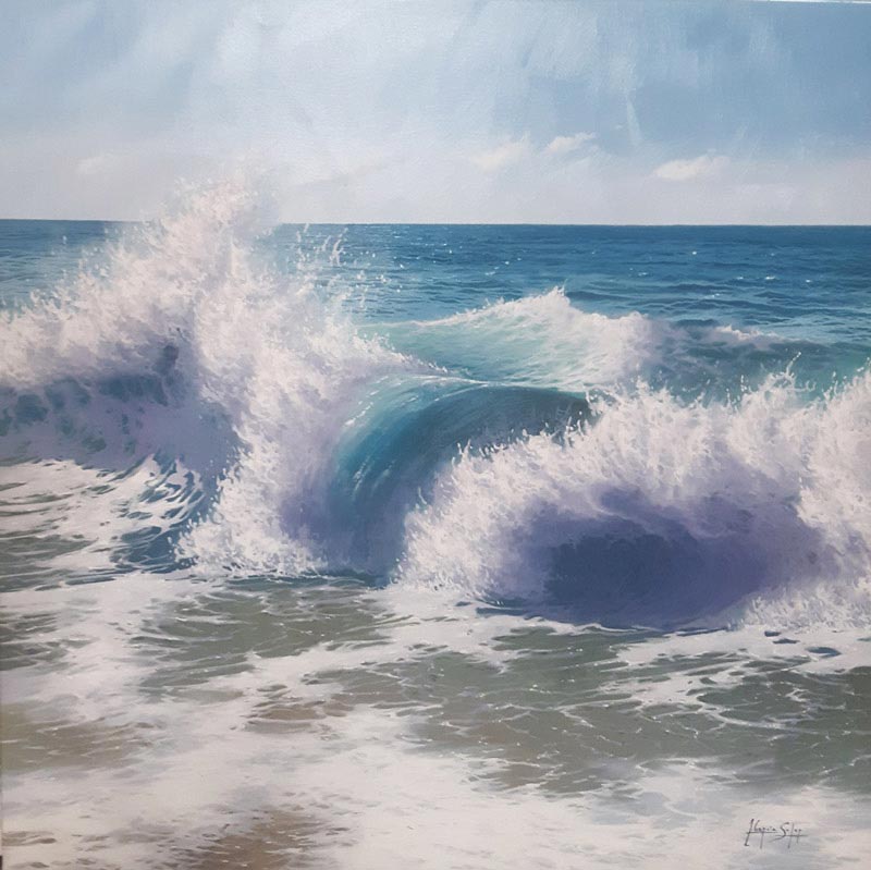 Ocean's Thunder - Painting by Antonio Soler