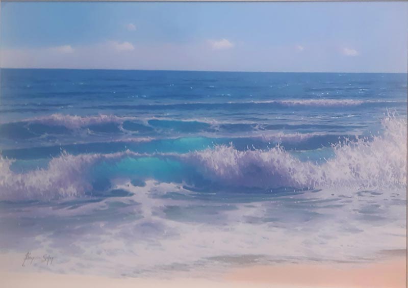 Acqua Depth - Painting by Antonio Soler