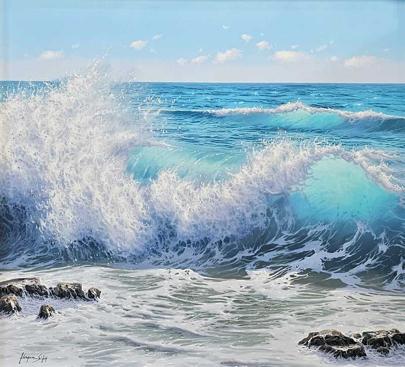 Ocean's Majesty - Painting by Antonio Soler