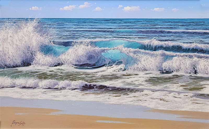 Oceans Encore - Painting by Antonio Soler