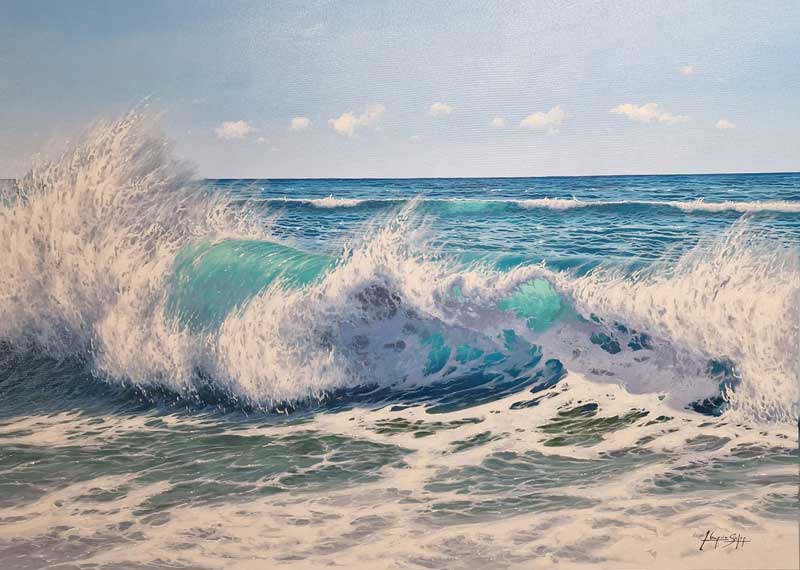 Ocean's Chant - Painting by Antonio Soler