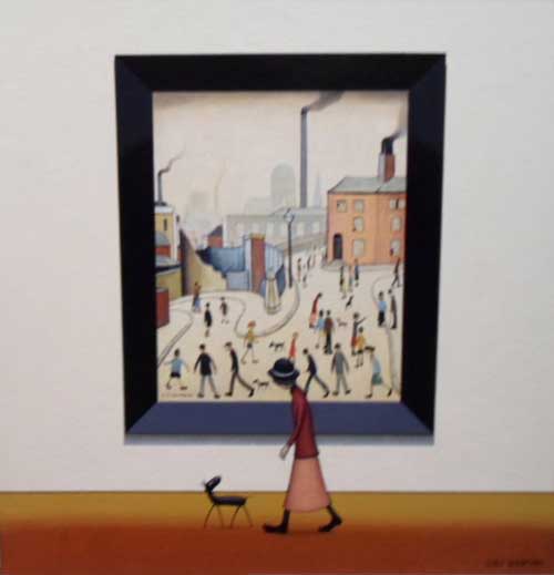 On Hill Street - Painting by Chris Chapman