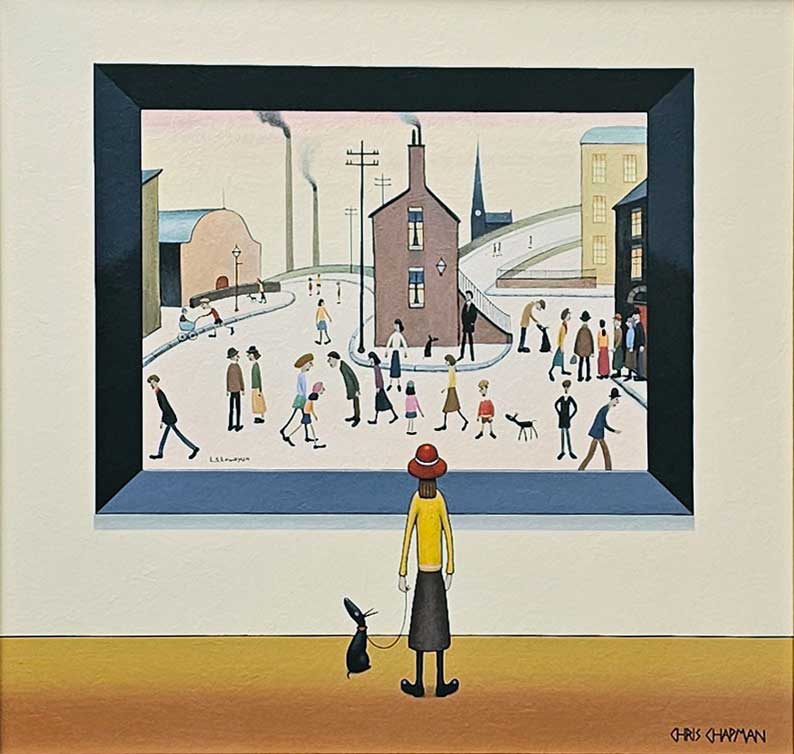Factory Road - Painting by Chris Chapman