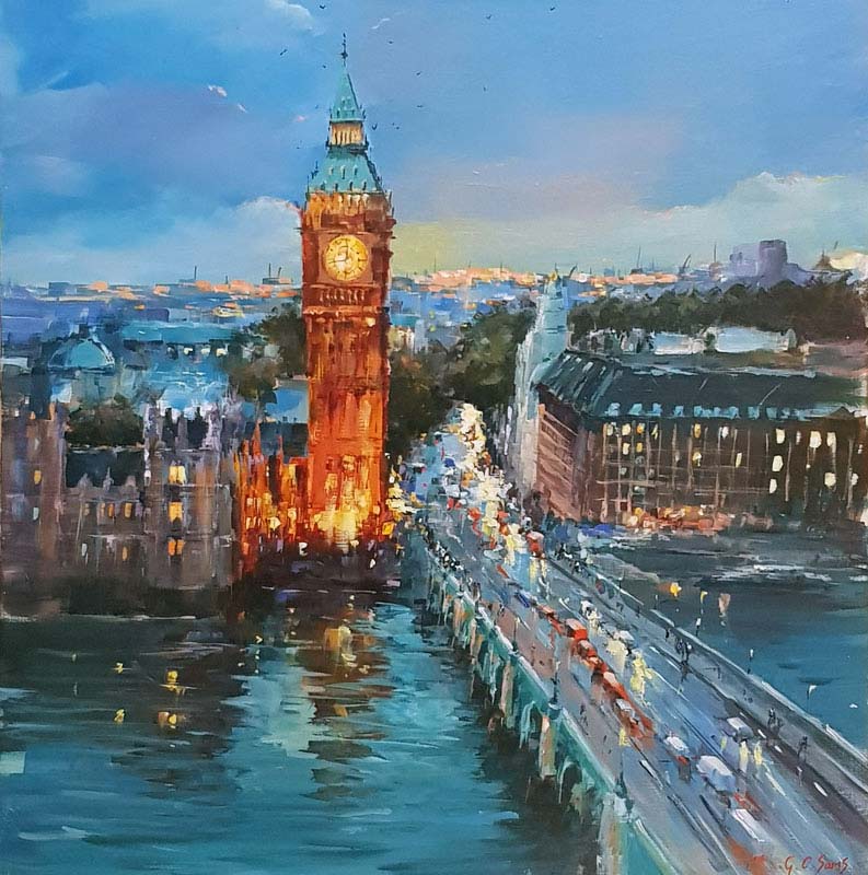 Westminster Lea - painting by Gary Sams