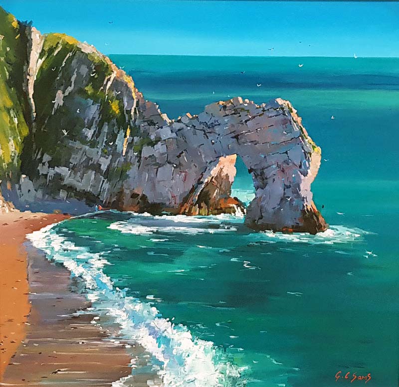 Durdle Door - painting by Gary Sams