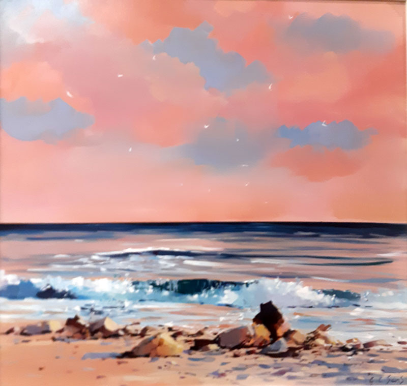 Sunblushed Morning - painting by Gary Sams