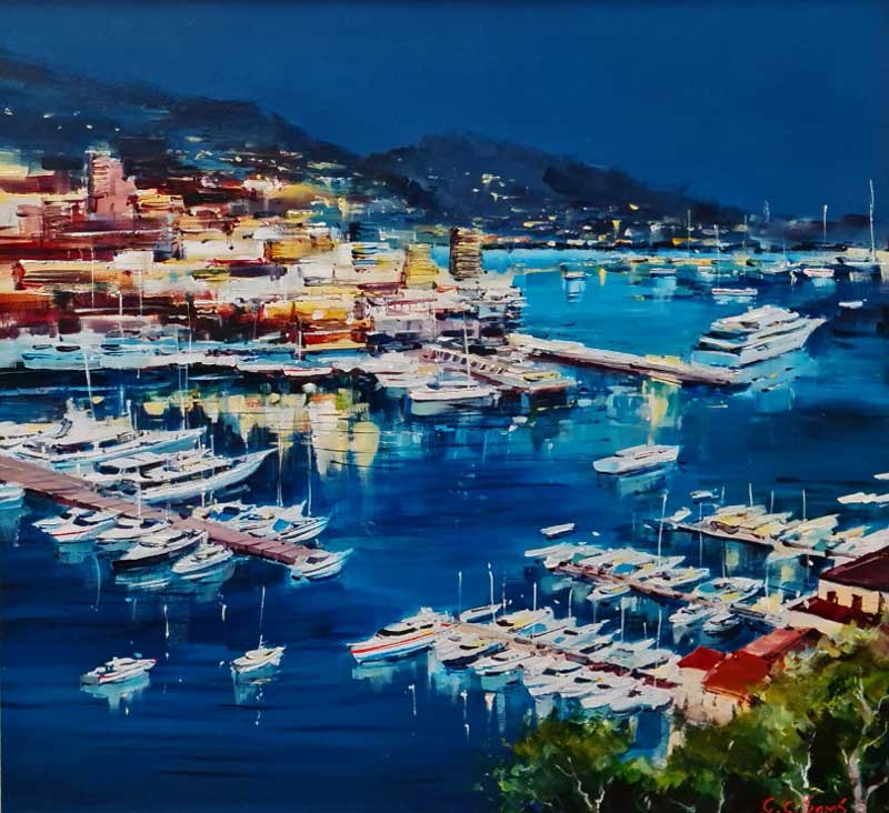 Monte Carlo - painting by Gary Sams