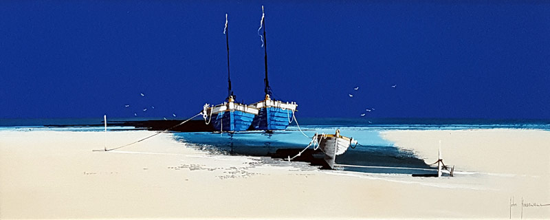 Azure Horizon - Painting by John Horsewell