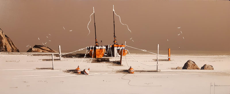 Gentle Sands - Painting by John Horsewell