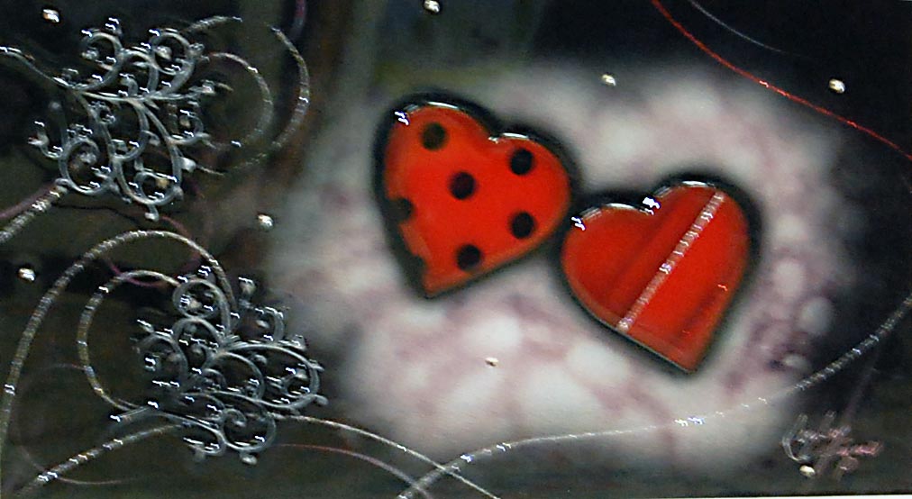 Lady Hearts - Painting by Kealey Farmer