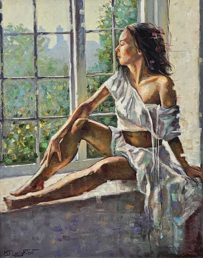 On the Shelf - Painting by Martin Leighton