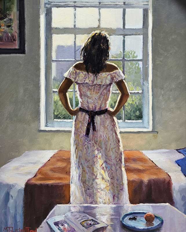 Panes of Torment - Painting by Martin Leighton