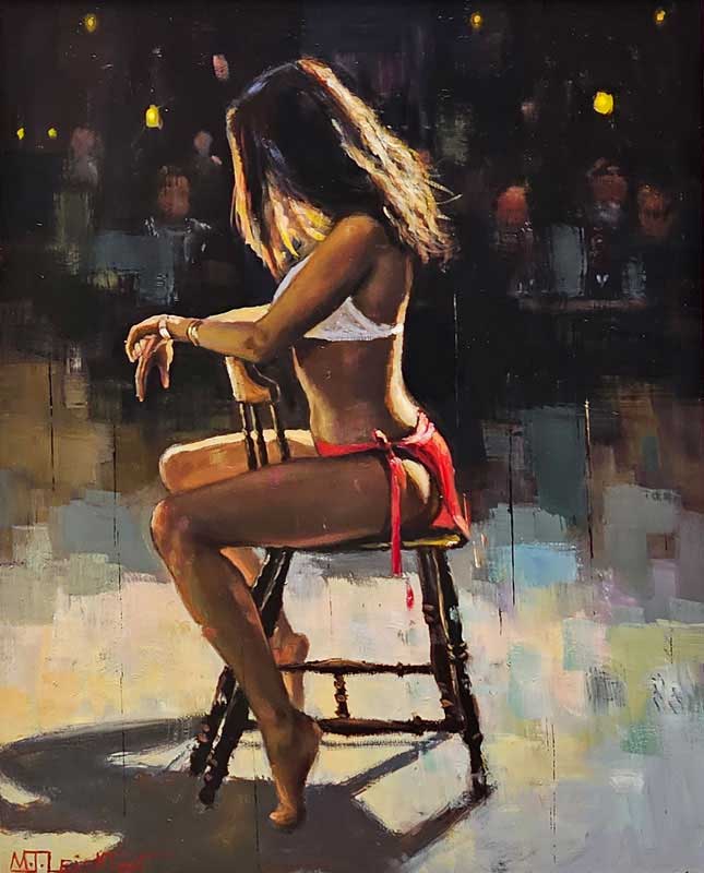 Hidden Profile - Painting by Martin Leighton