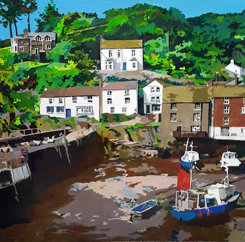 Polperro - Painting by Martin Taylor