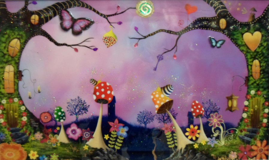 Fantasy Woodland - Painting by Miller James
