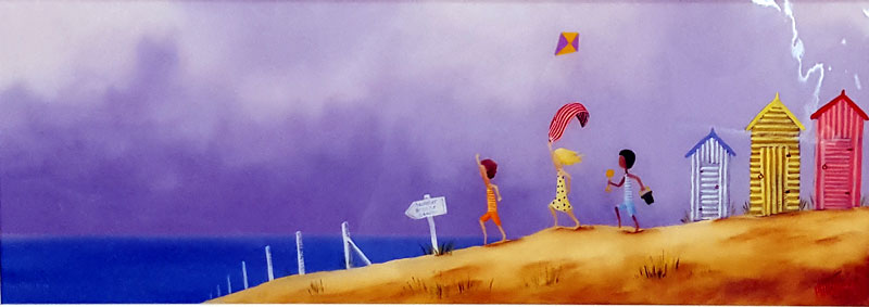 Chase the Wind - Painting by Miller James