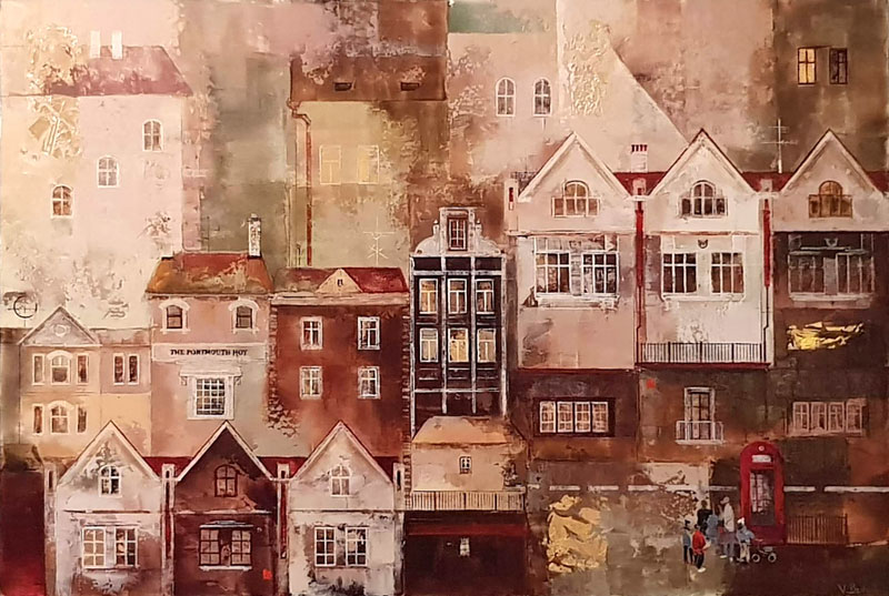 London - Painting by Veronika Benoni