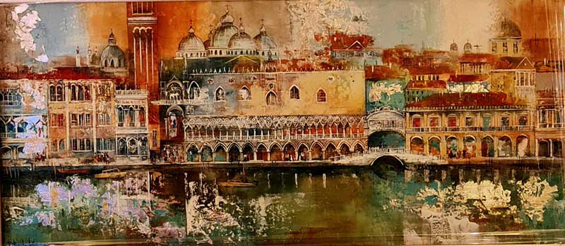 Venice - Painting by Veronika Benoni