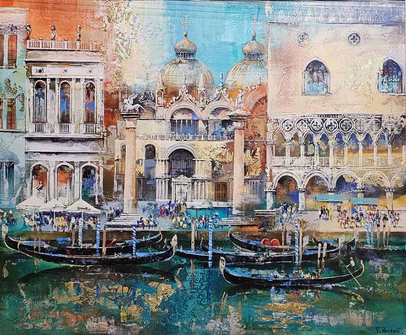 Venice - Painting by Veronika Benoni